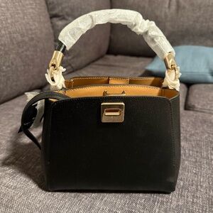NWT - Kate Spade Black Top Handle Satchel leather purse